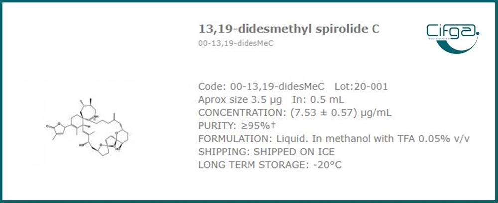 13.19-didesmethyl spirolide C